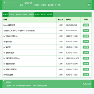 IIS7站长、运维、服务器工具下载中心 - IIS7软件