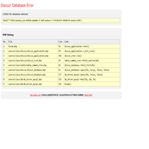 bbs.epday.com - Database Error