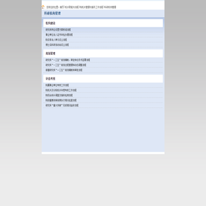 科研机构管理----中国科学院